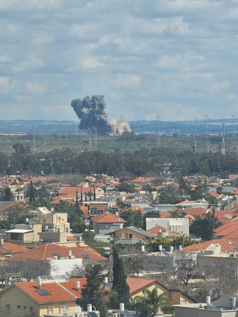 Iran appears to target Israeli power plant in missile attack, but misses