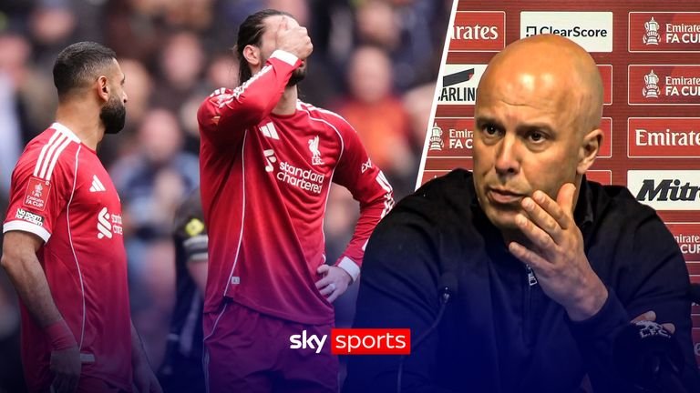 Manchester City vs Liverpool: Arne Slot responds to tough question after heavy loss to City