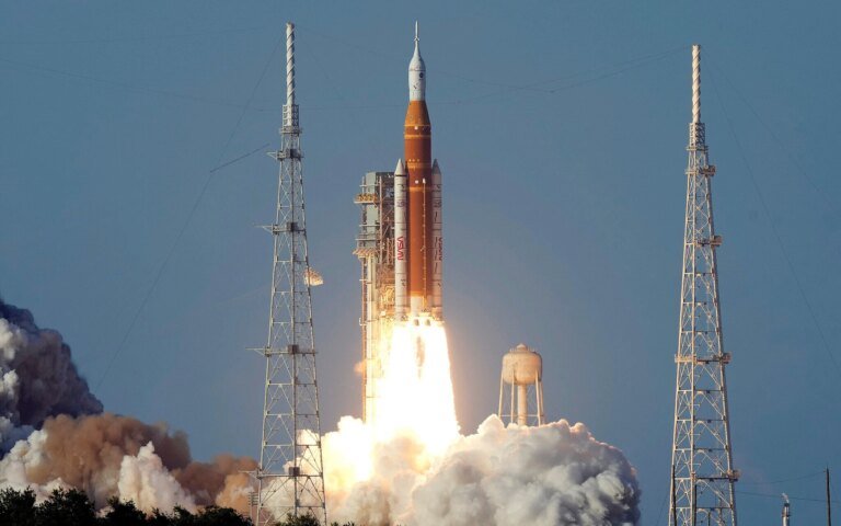 NASA Artemis II astronauts blast off to moon, the first crewed lunar mission in decades