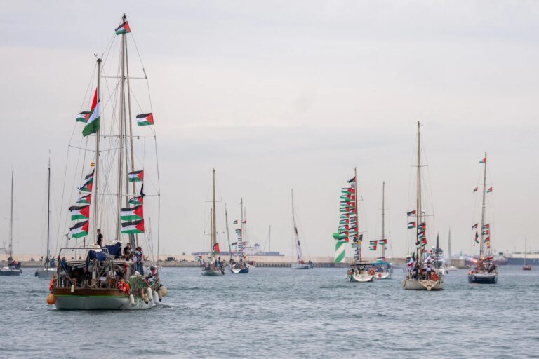 New Gaza aid flotilla sets sail from Spain, trying again to break Israeli blockade