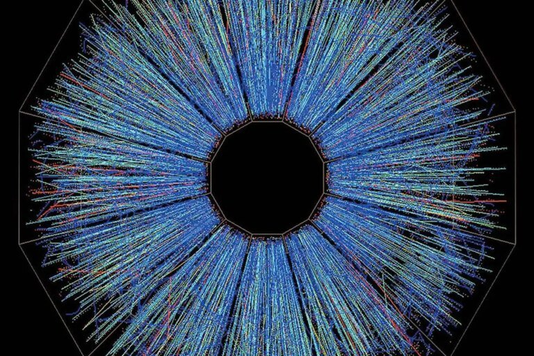 Particles seen emerging from empty space for first time