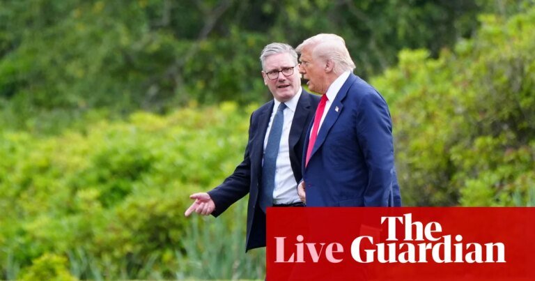 Starmer confirms UK will not support US blockade of strait of Hormuz – UK politics live