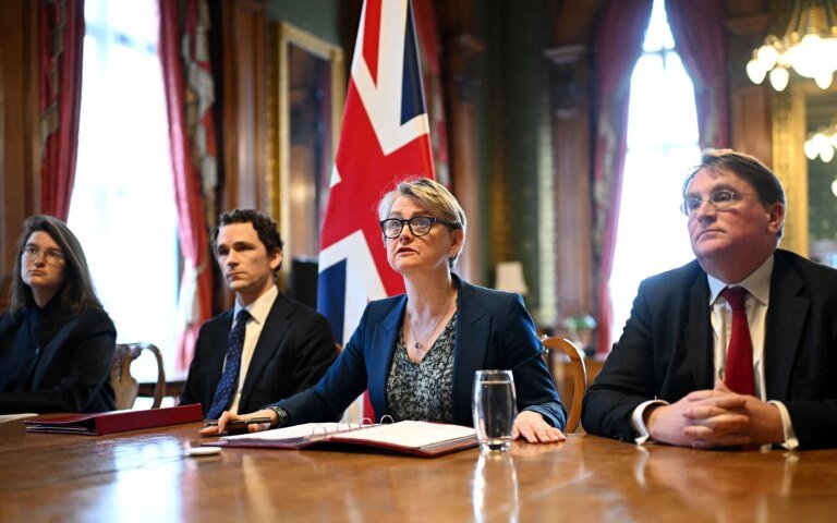 UK-led talks on stopping Iran holding world ‘hostage’ in Hormuz draw some 40 nations