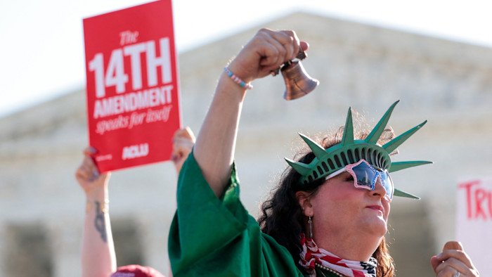 US Supreme Court signals doubts over Trump’s birthright citizenship challenge