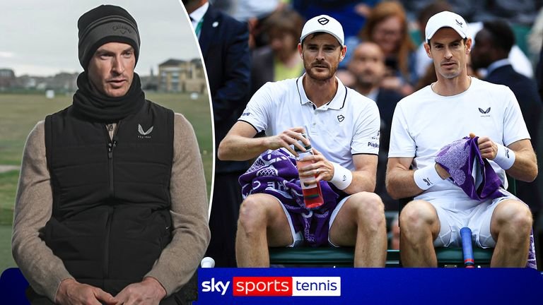 Andy Murray and Jamie Murray at Wimbledon
