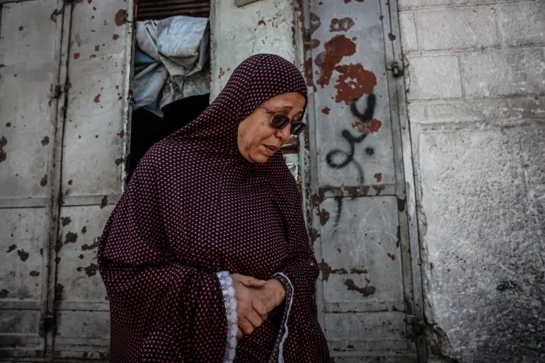 Zuhdia Azzam recounts the moment an airstrike hit the apartment where her son’s family was staying, killing her 12-year-old granddaughter Sidra and leaving 11-year-old Sham with an amputated leg