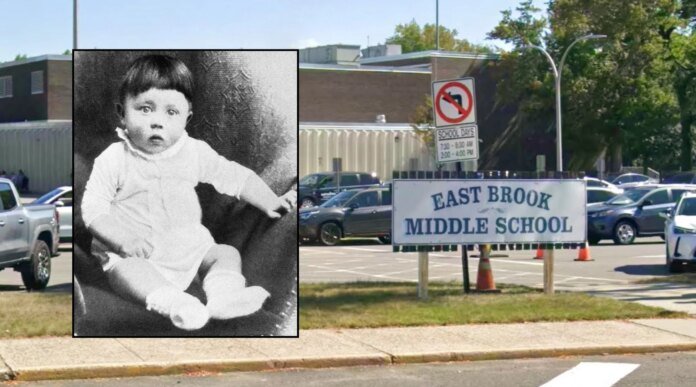 Baby photos section of New Jersey middle school yearbook features