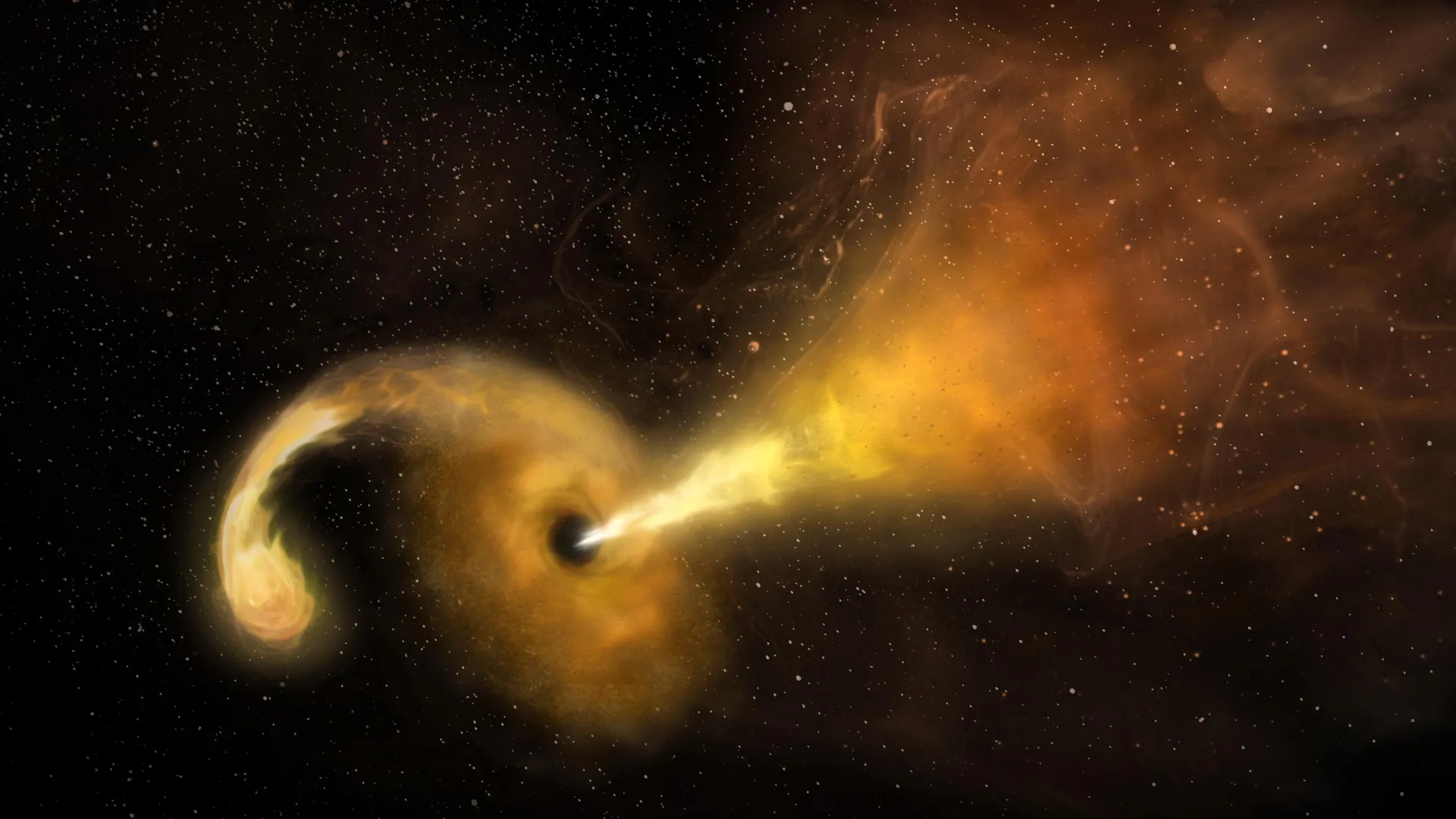 Blazing like 10 billion suns: NASA’s Swift sees a wandering black hole devouring a star Blazing like 10 billion suns: NASA’s Swift sees a wandering black hole devouring a star