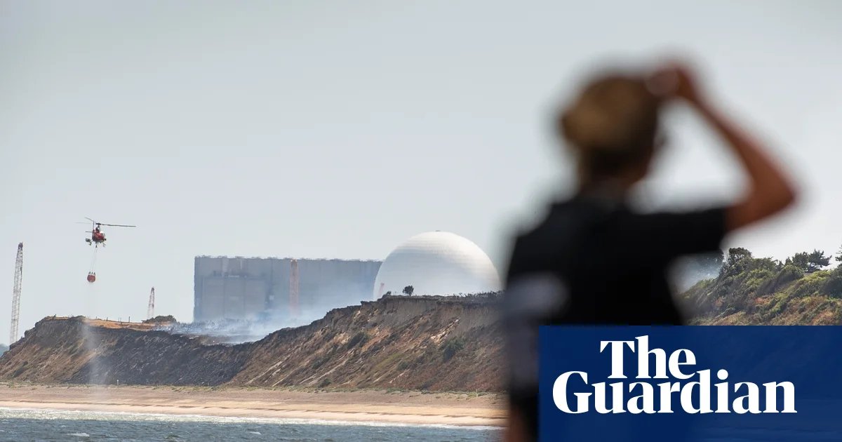 Suffolk wildfire near Sizewell nuclear plant ‘stabilising’ after 24 hours