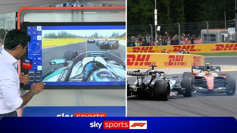 Karun Chandhok was at the SkyPad to analyse whether Lewis Hamilton should have been awarded a five-second penalty for his collision with George Russell on the opening lap.