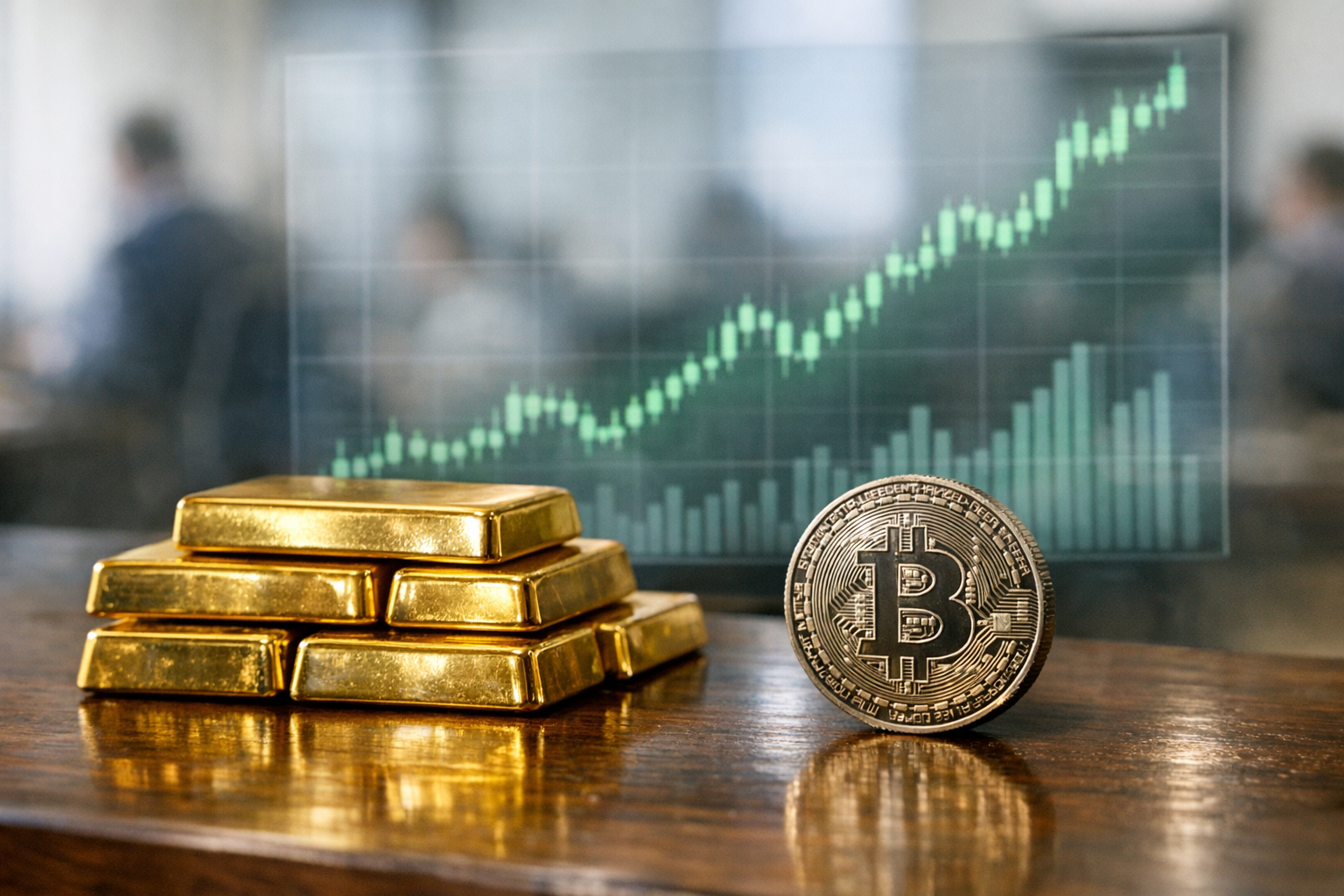 Gold and Bitcoin Rally as Investors Reduce Dollar Exposure