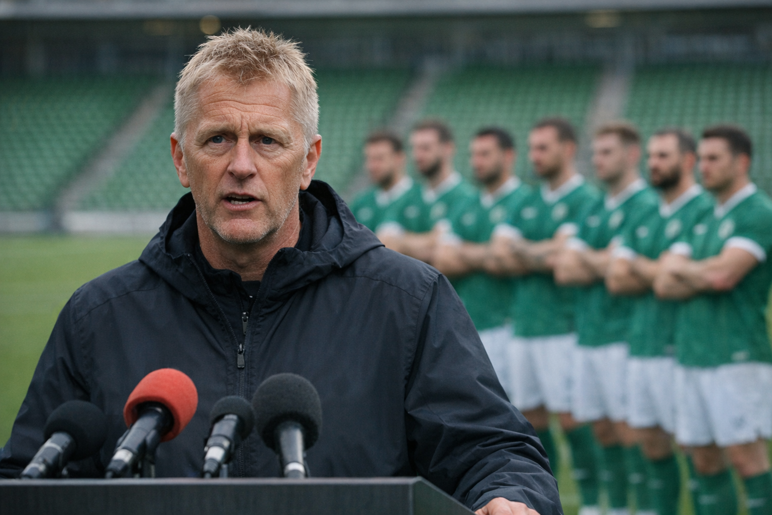 Ireland coach says players 'raised awareness worldwide' after skipping pre-match formalities with Israel Ireland coach says players 'raised awareness worldwide' after skipping pre-match formalities with Israel