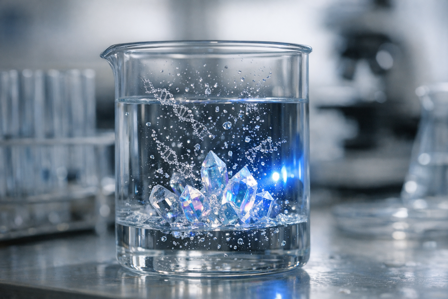 Light-activated crystals destroy DNA-like pollutants in water, offering a new tool against antibiotic resistance