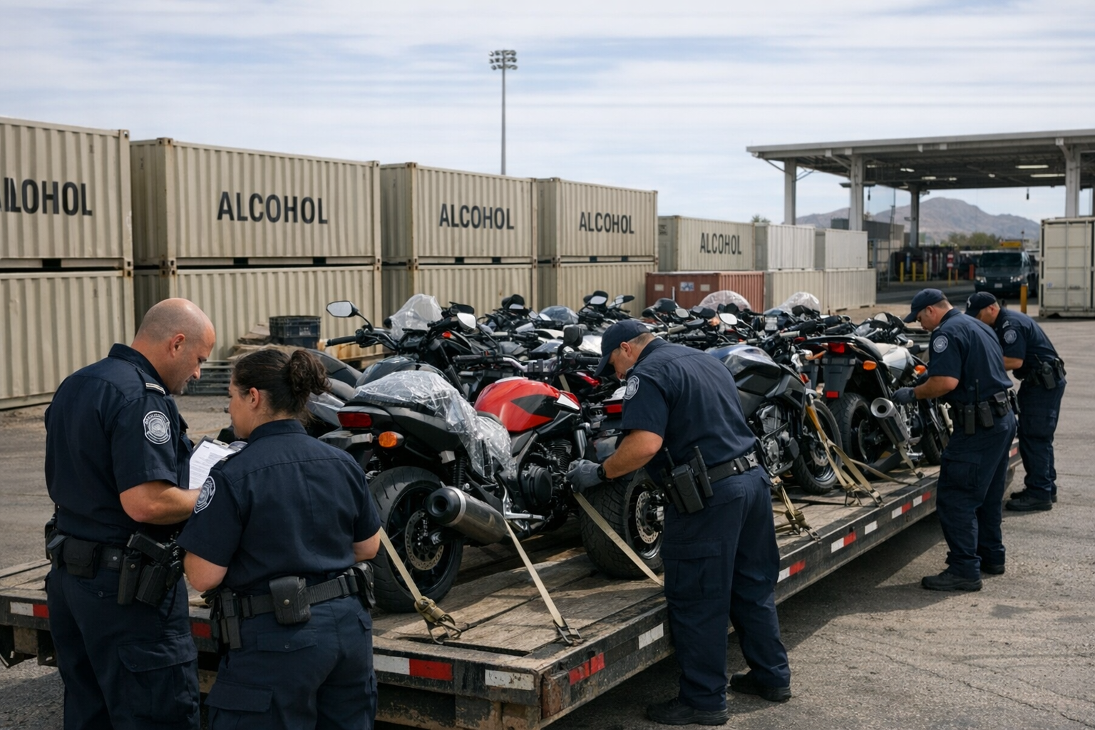 US bans Canadian alcohol and motorbikes as trade tensions intensify