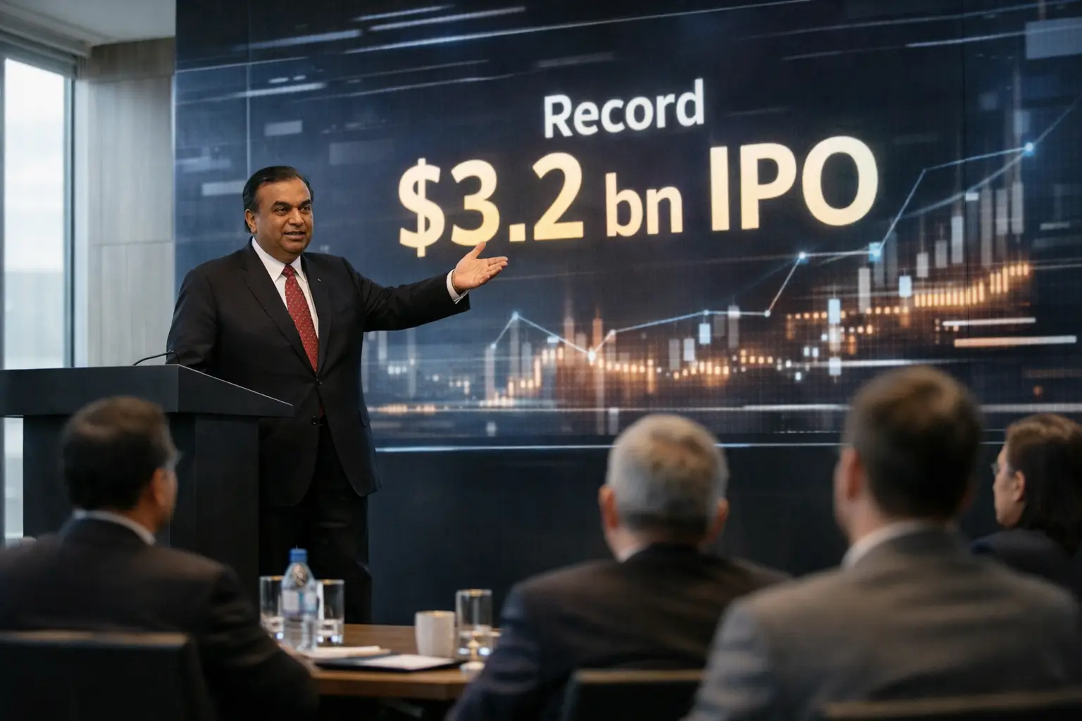 Ambani Accelerates Tech Push as Jio's $3.2bn IPO Launches