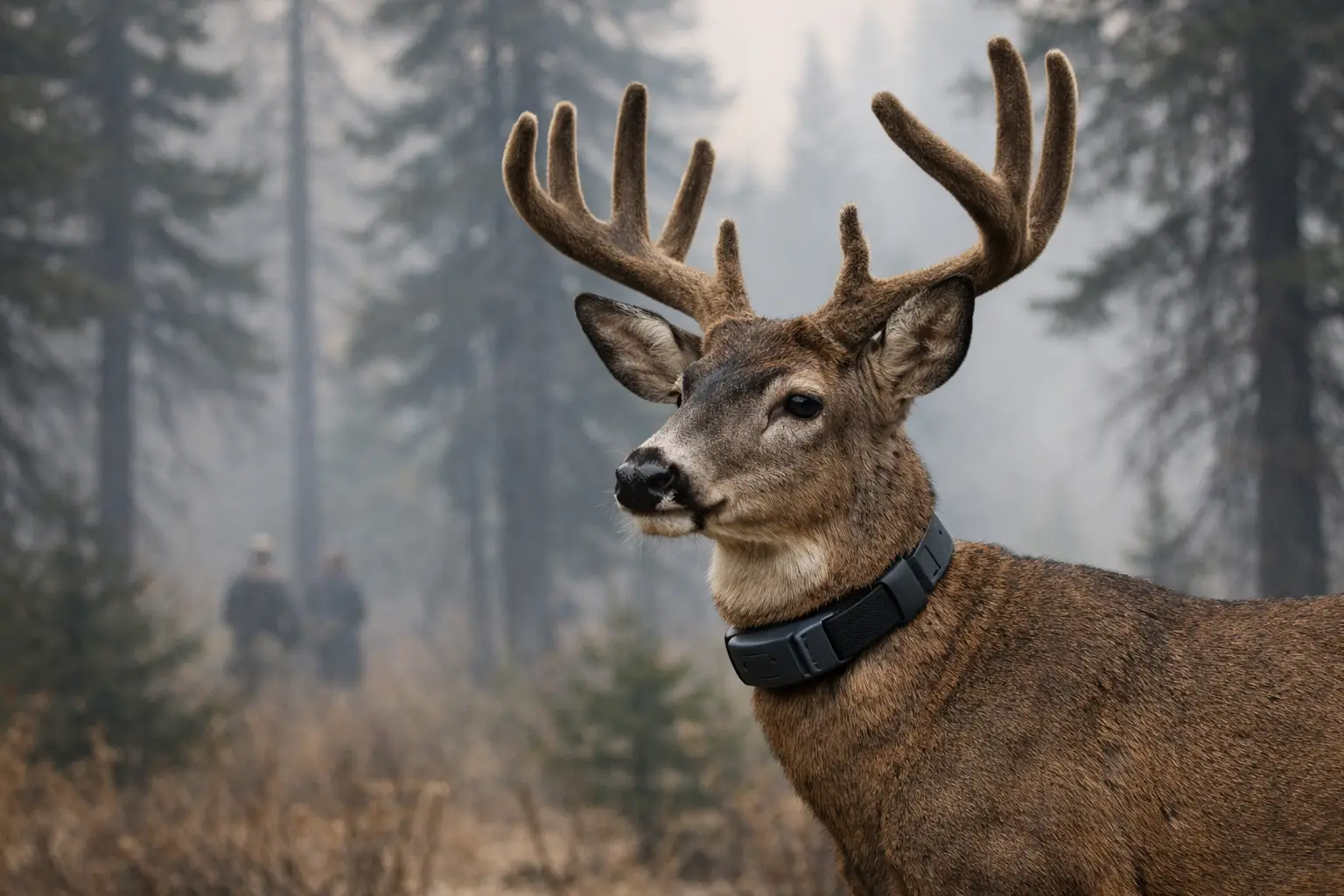 Collar sensors poised to illuminate wildfire smoke impacts on wildlife Collar sensors poised to illuminate wildfire smoke impacts on wildlife