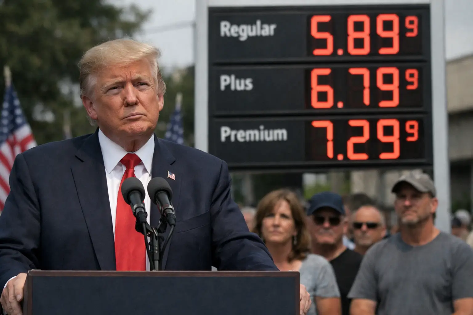 Trump focuses on fuel costs as voters wrestle with rising living expenses Trump focuses on fuel costs as voters wrestle with rising living expenses