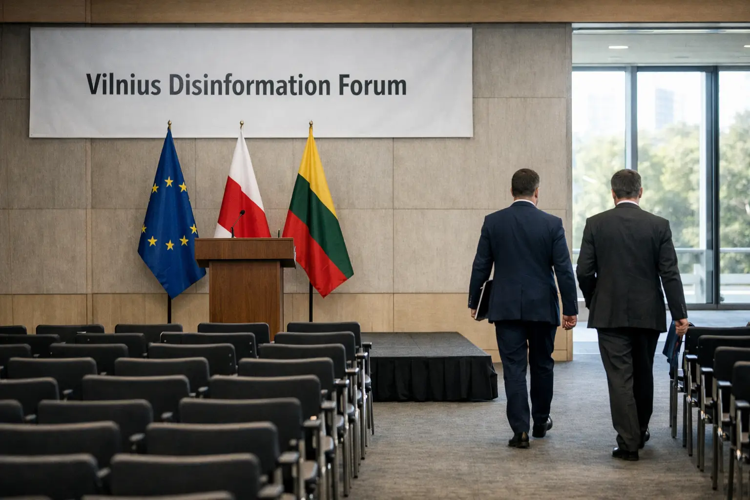 Major Backers Withdraw Support for Vilnius Disinformation Forum, Citing Panel Framing Concerns Major Backers Withdraw Support for Vilnius Disinformation Forum, Citing Panel Framing Concerns