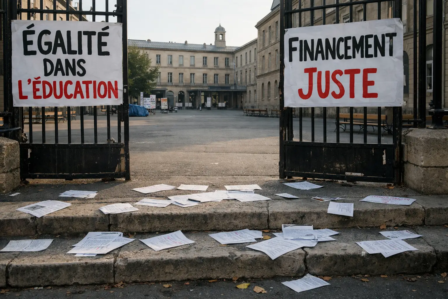School Protests in France Spotlight Funding Inequities in Education