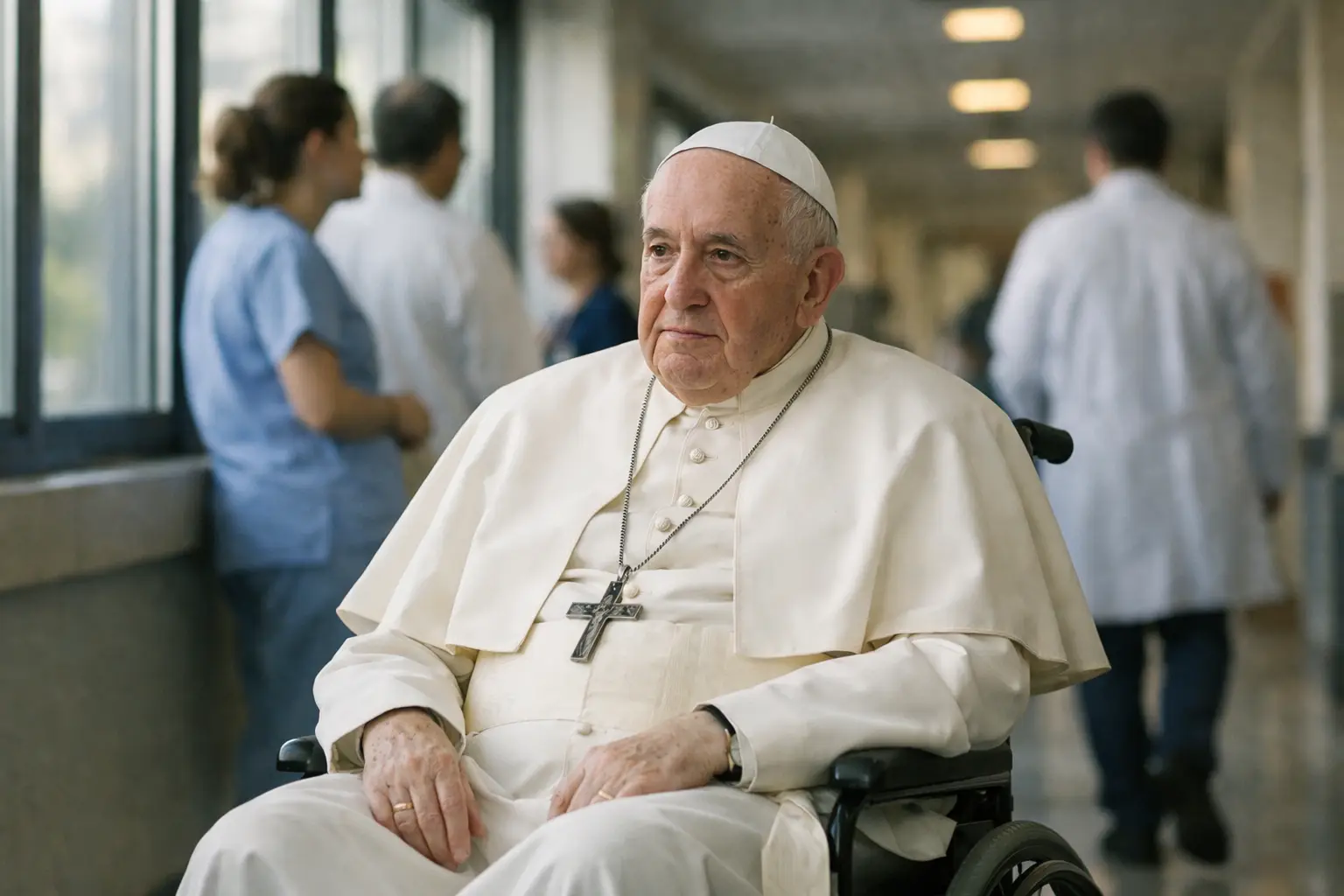 Pope Photographed in First Image Since Surgery and Lung Cancer Diagnosis