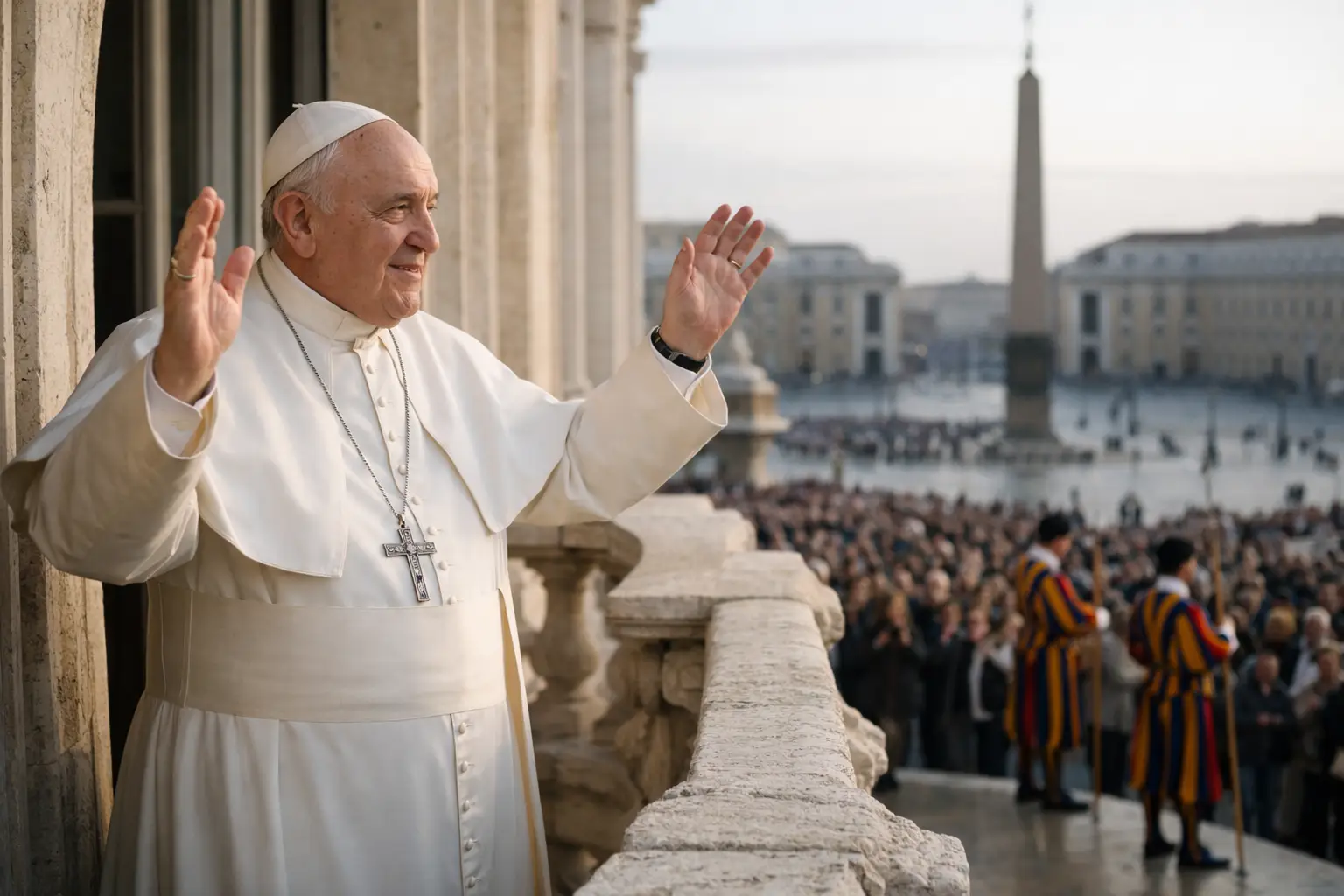 Pope Released from Hospital to Lead Sunday Angelus in St Peter's Square Pope Released from Hospital to Lead Sunday Angelus in St Peter's Square
